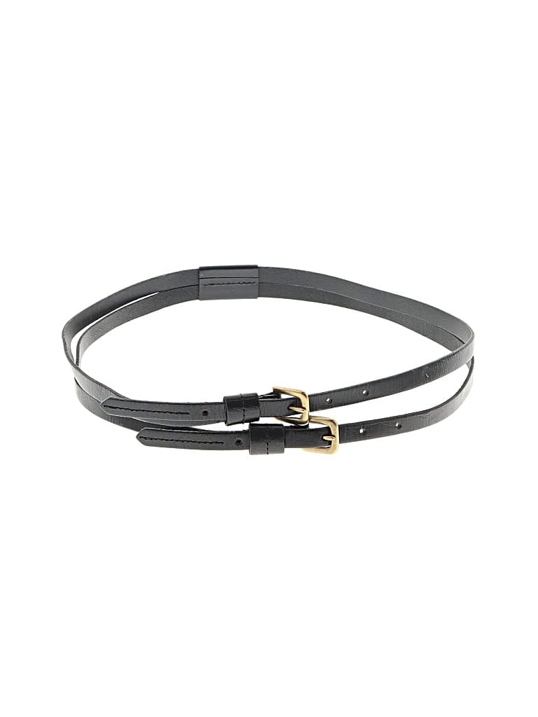 Pre-owned Linea Pelle Leather Belt In Black