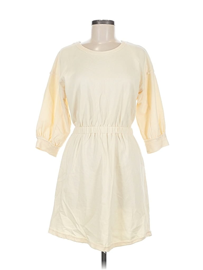 Pre-owned Umgee Casual Dress In White