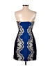 Tibi Paisley Blue Cocktail Dress Size 2 - photo 2