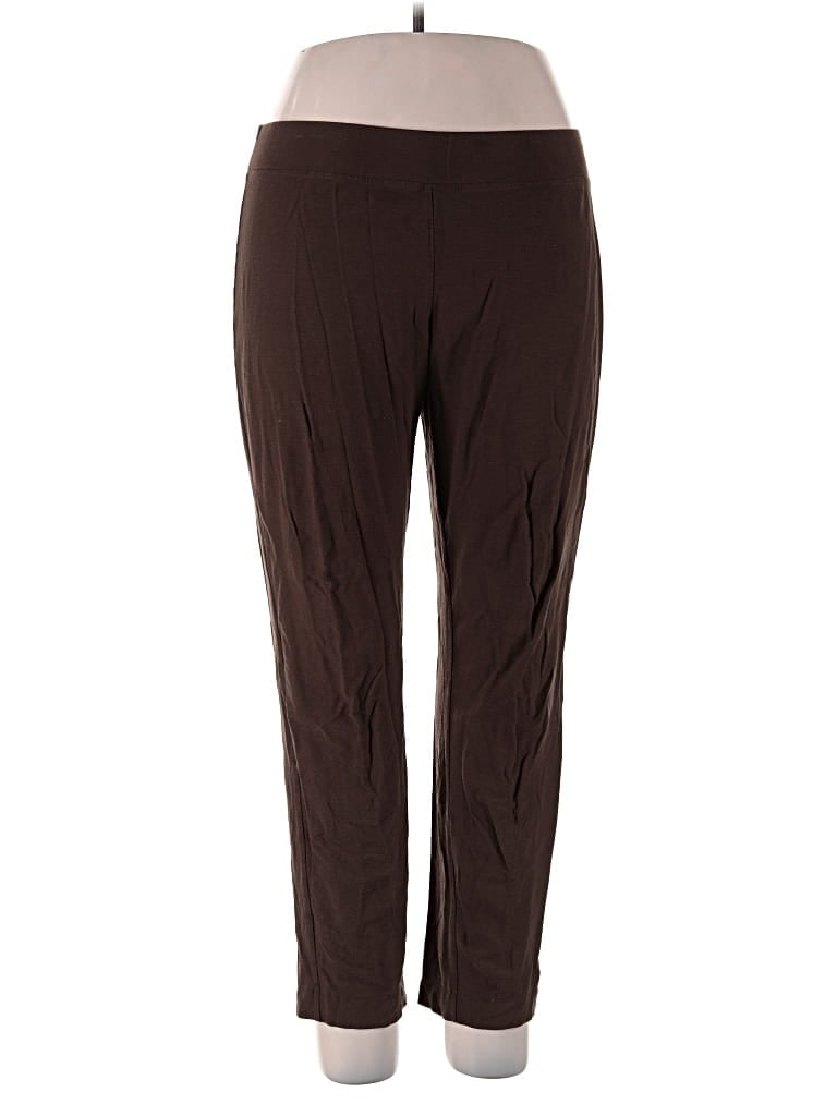 Pre-owned Eileen Fisher Active Pants In Brown