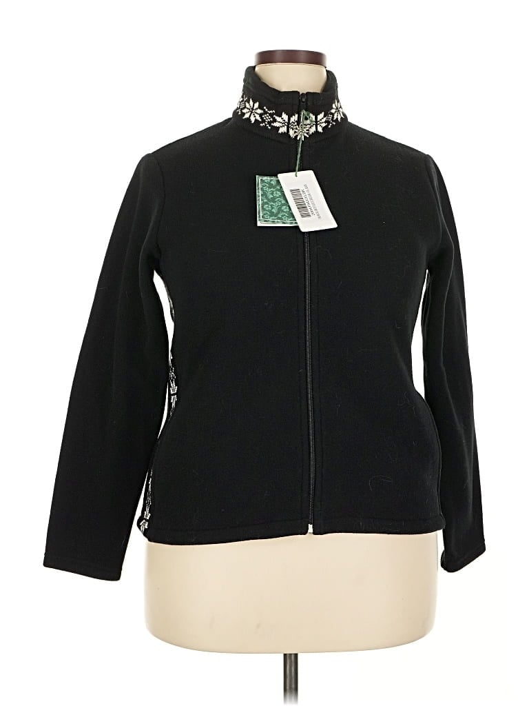 Pre-owned Assorted Brands Cardigan Sweater In Black