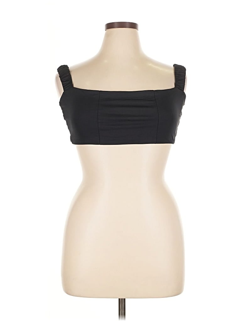 Pre-owned Nomads Tank Top Black Strapless Neckline Tops