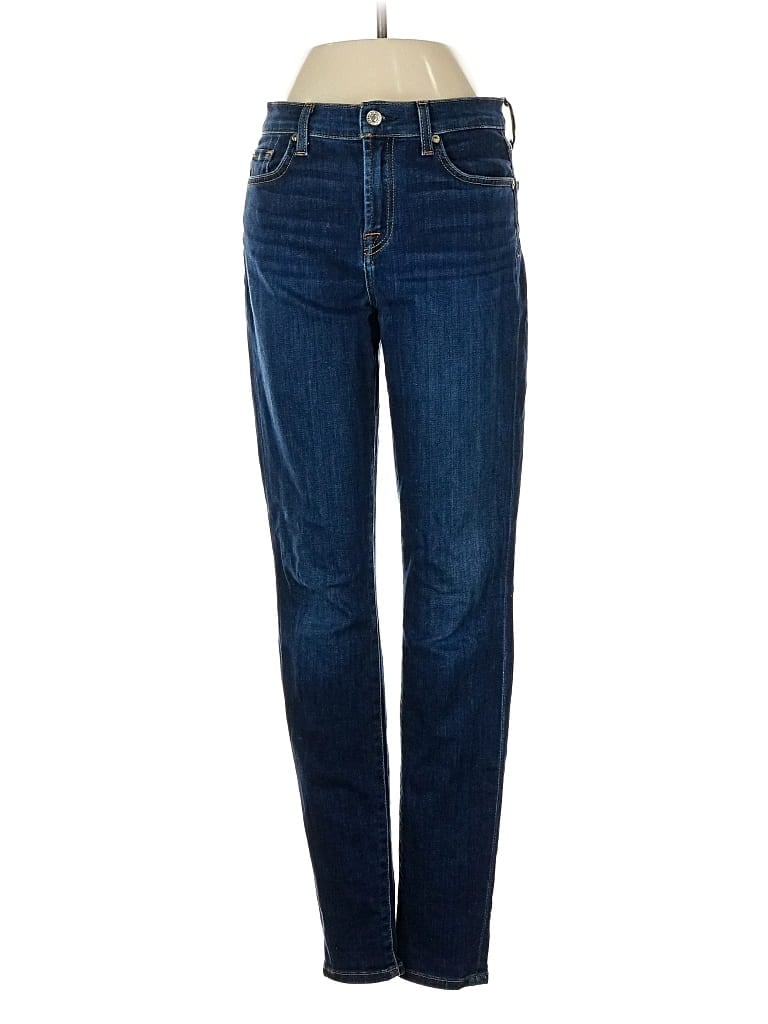Pre-owned 7 For All Mankind Jeans In Blue