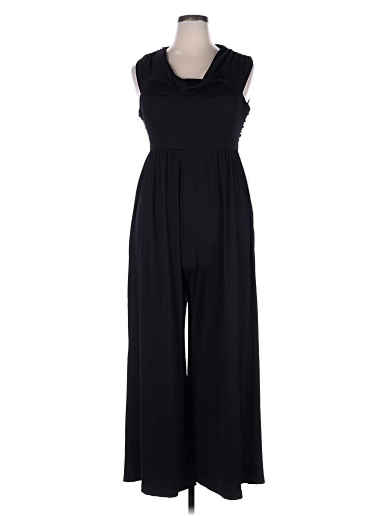 Pre-owned Cider Jumpsuit In Black