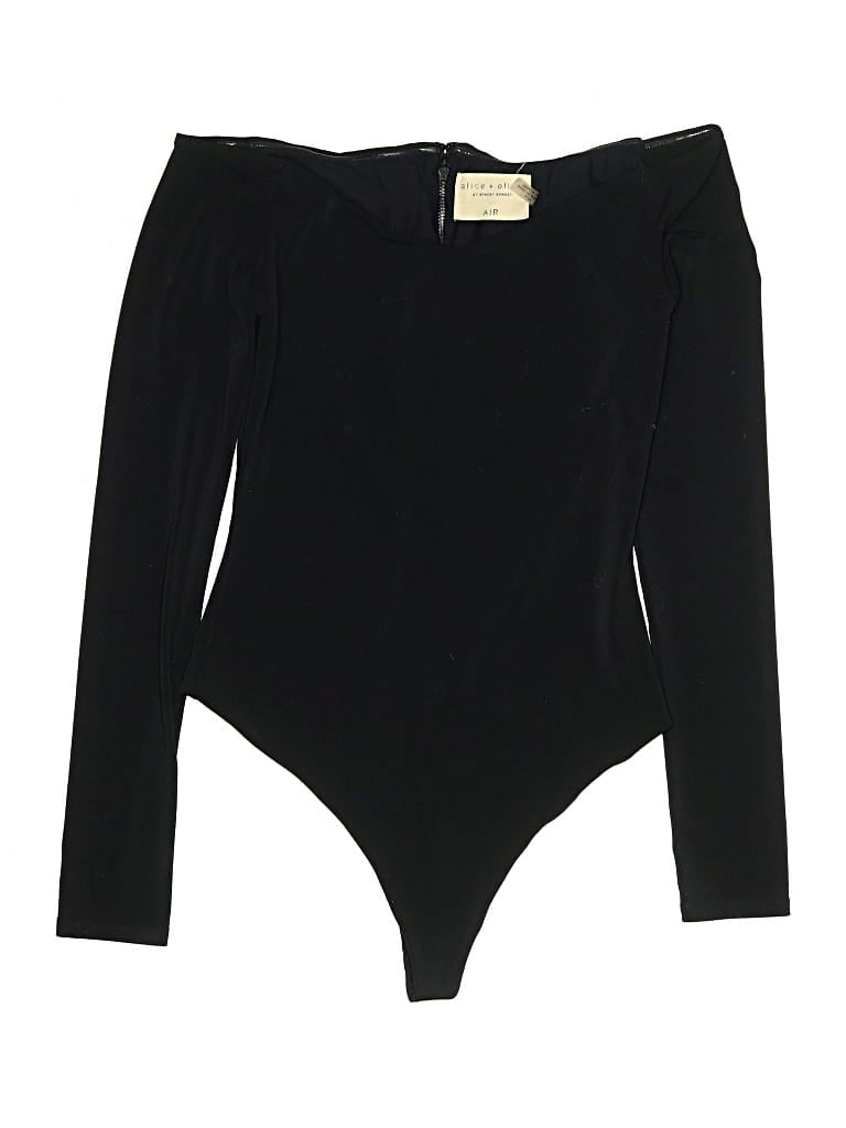 Pre-owned Alice And Olivia Alice + Olivia Bodysuit In Black