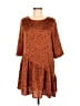 Wishlist 100% Polyester Animal Print Brown Casual Dress Size M - photo 1
