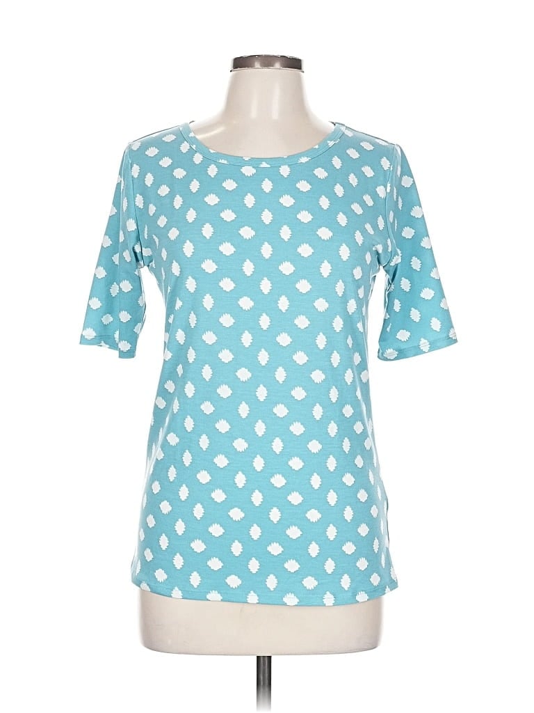 Pre-owned Lularoe Short Sleeve T-shirt In Blue