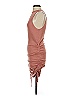 Fab'rik Solid Brown Cocktail Dress Size S - photo 5