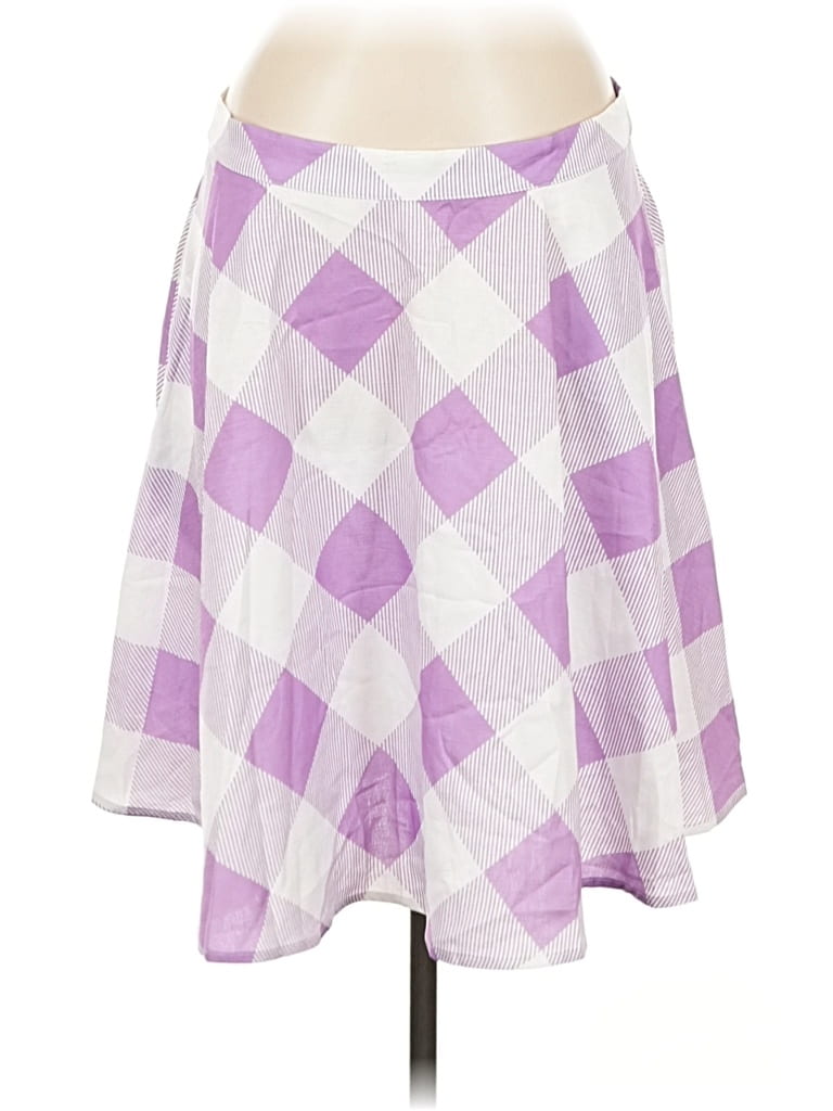 Pre-owned Unique Vintage Casual Skirt In Purple