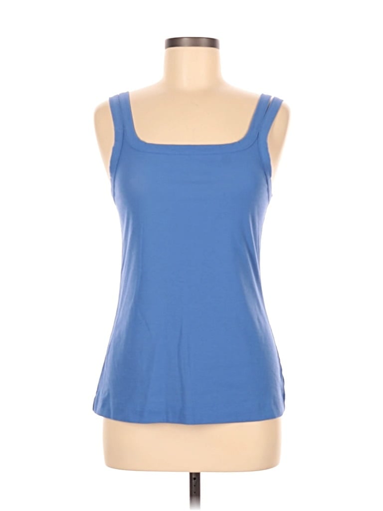 Pre-owned All In Motion Tank Top Blue Strapless Neckline Tops