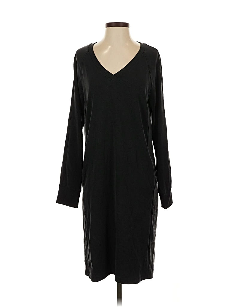 Pre-owned Athleta Casual Dress In Black