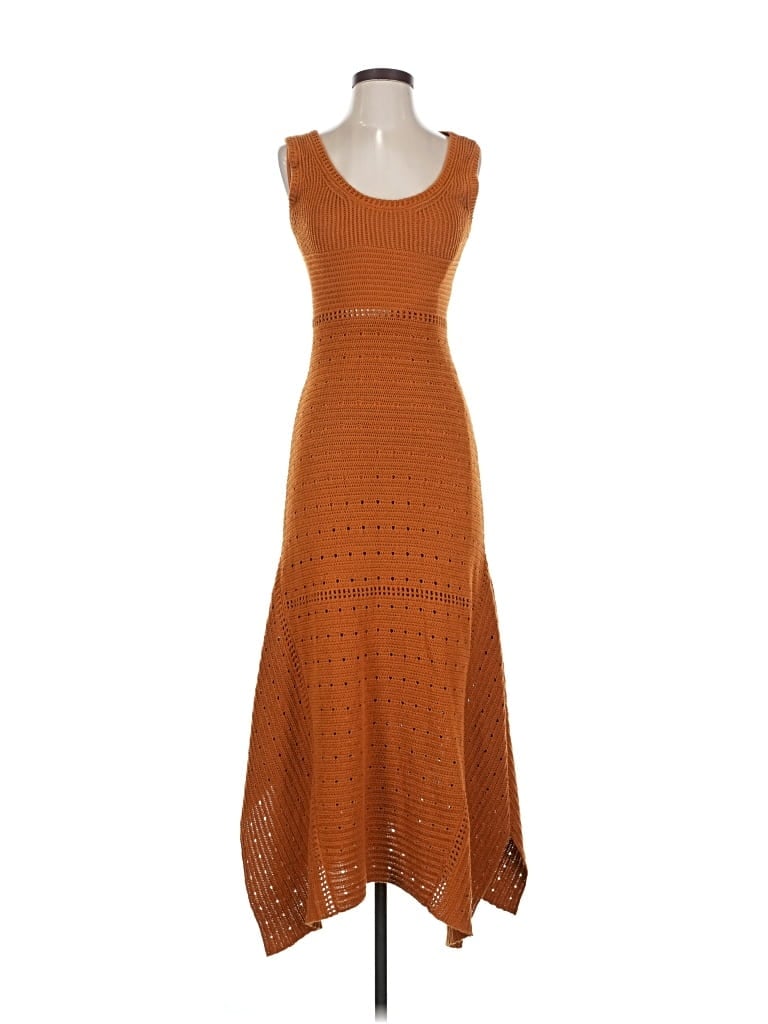 Pre-owned A.l.c Casual Dress In Orange