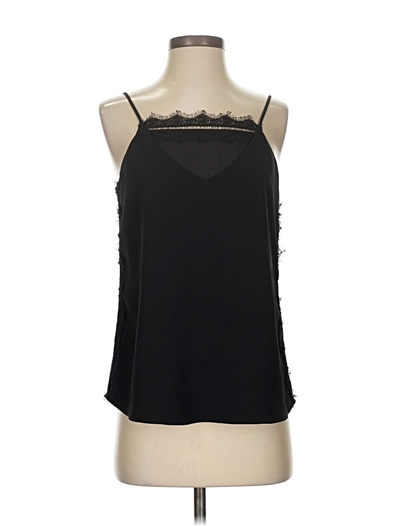 Pre-owned Cooper & Ella Sleeveless Blouse In Black