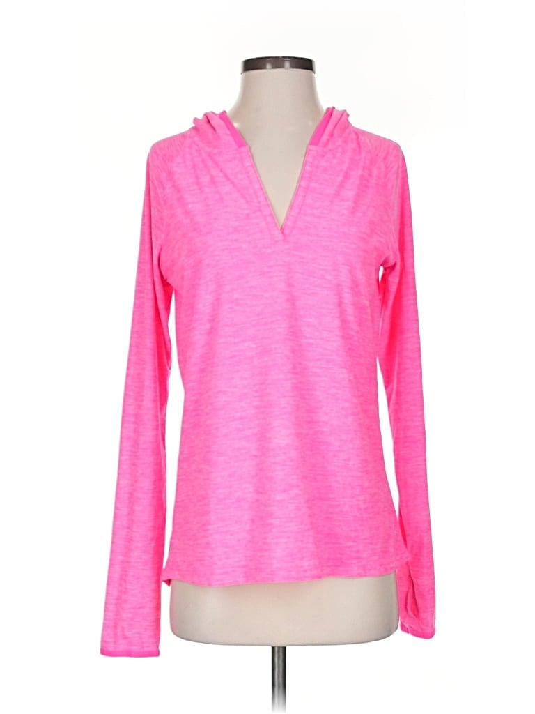 Pre-owned Danskin Now Long Sleeve T-shirt In Pink