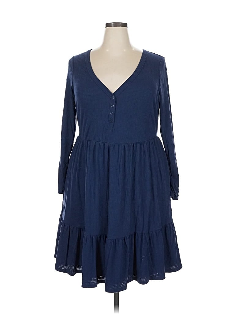 Pre-owned Torrid Casual Dress In Blue