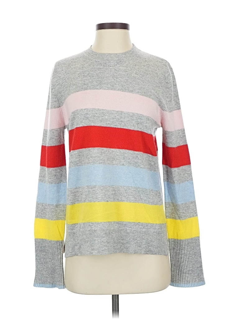 Pre-owned La Ligne Cashmere Pullover Sweater In Gray