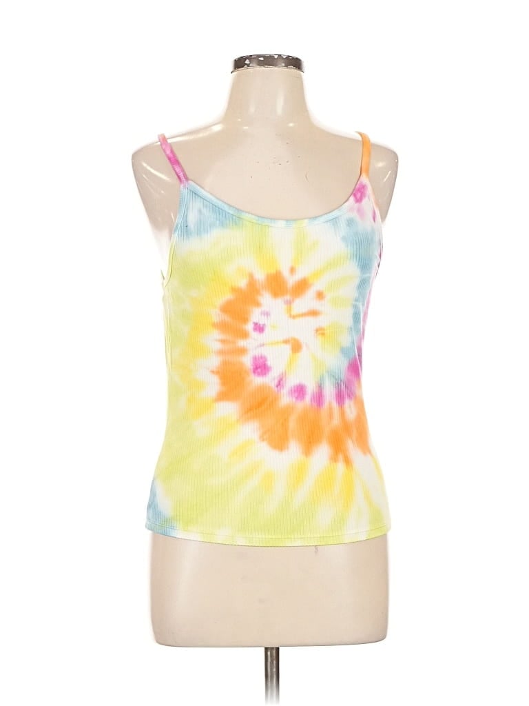 Pre-owned Juicy Couture Tank Top Yellow Halter Neckline Tops