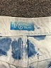 Mumu Blue 100% Cotton Tie-dye Blue Denim Shorts Size 25 waist - photo 3