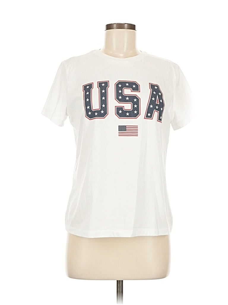 Pre-owned Universal Thread Short Sleeve T-shirt In White