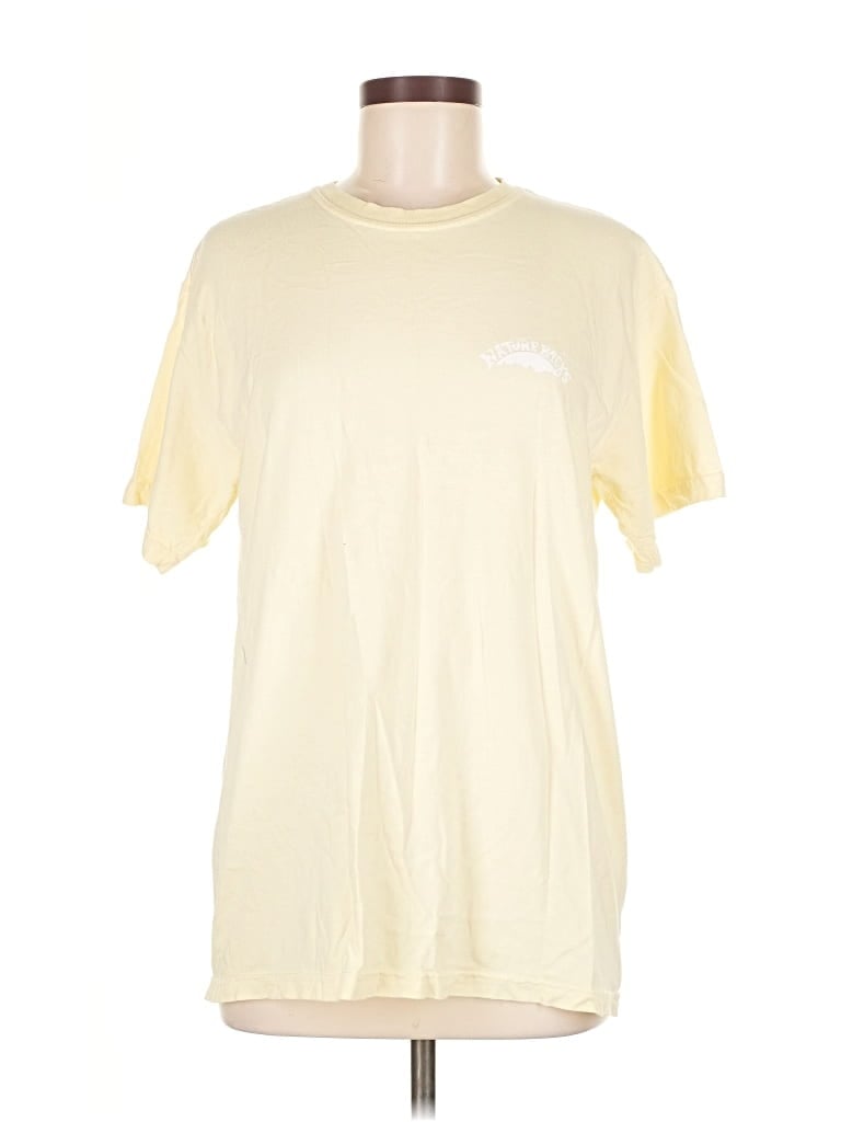 Pre-owned Comfort Colors Short Sleeve T-shirt In Yellow