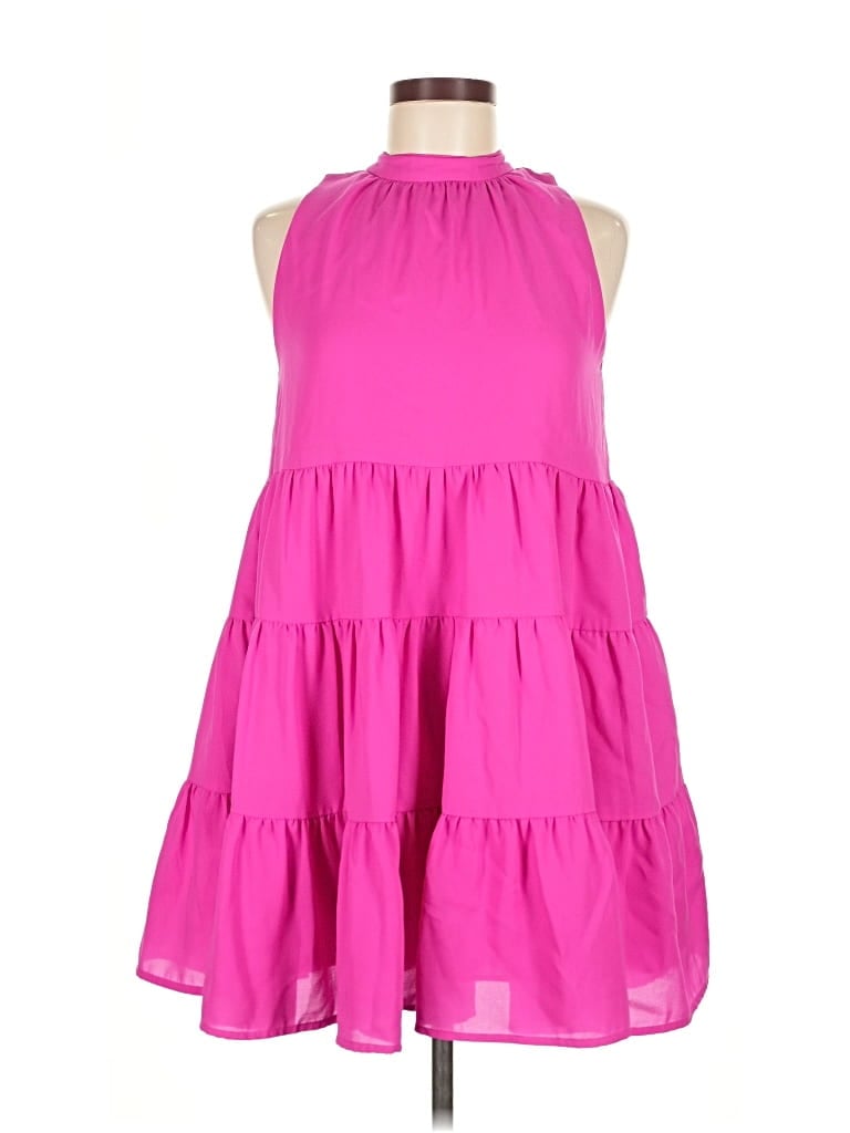 Pre-owned The Impeccable Pig Casual Dress In Pink