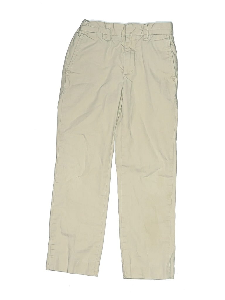 Pre-owned Crewcuts Kids' Khaki Pant In Brown