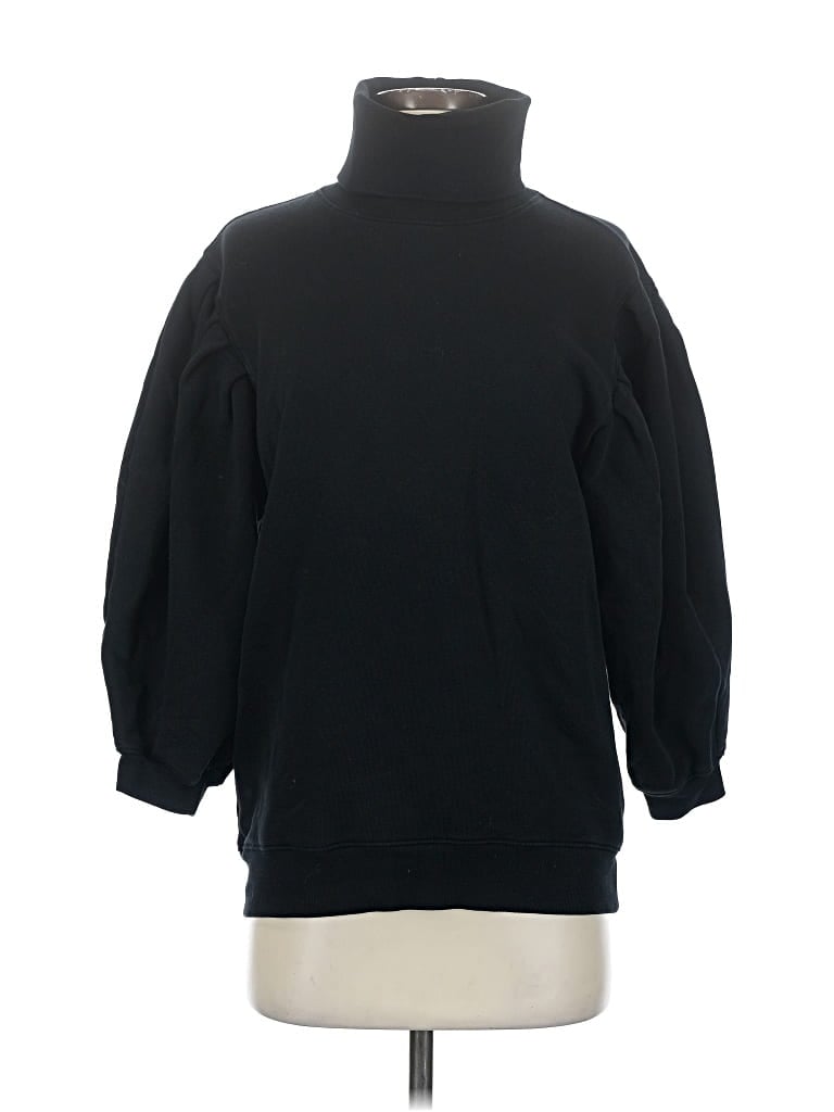 Pre-owned Citizen Of Humanity Turtleneck Sweater In Black