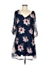 Noctflos 100% Polyester Floral Blue Casual Dress Size M - photo 1