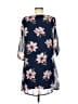 Noctflos 100% Polyester Floral Blue Casual Dress Size M - photo 2