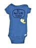 Gerber Graphic Blue Short Sleeve Onesie Size 0-3 mo - photo 1