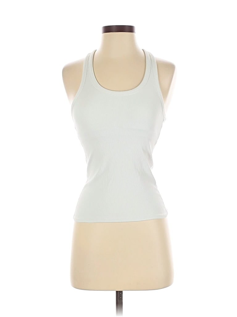Pre-owned All Access Tank Top Ivory Halter Neckline Tops In White