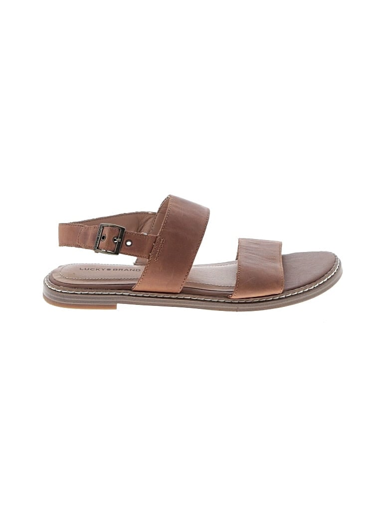 Pre-owned Lucky Brand Sandals In Brown