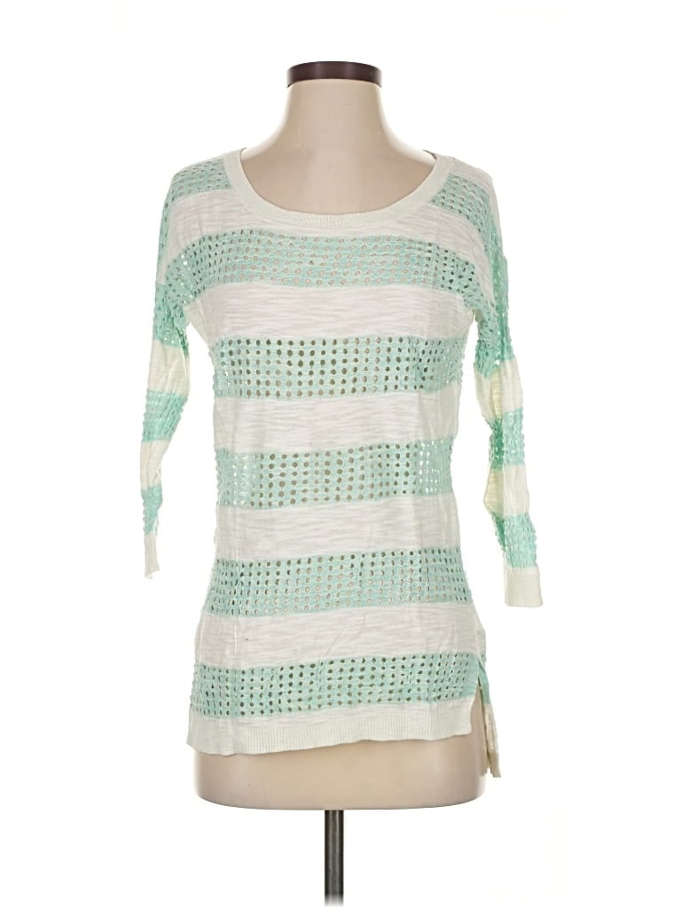 Pre-owned Express Pullover Sweater In Green