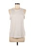 Nike 100% Polyester Silver Sleeveless T-Shirt Size M - photo 1