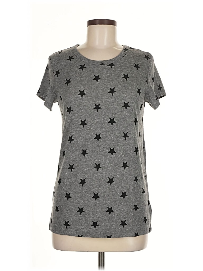 Pre-owned Alternative Short Sleeve T-shirt In Gray