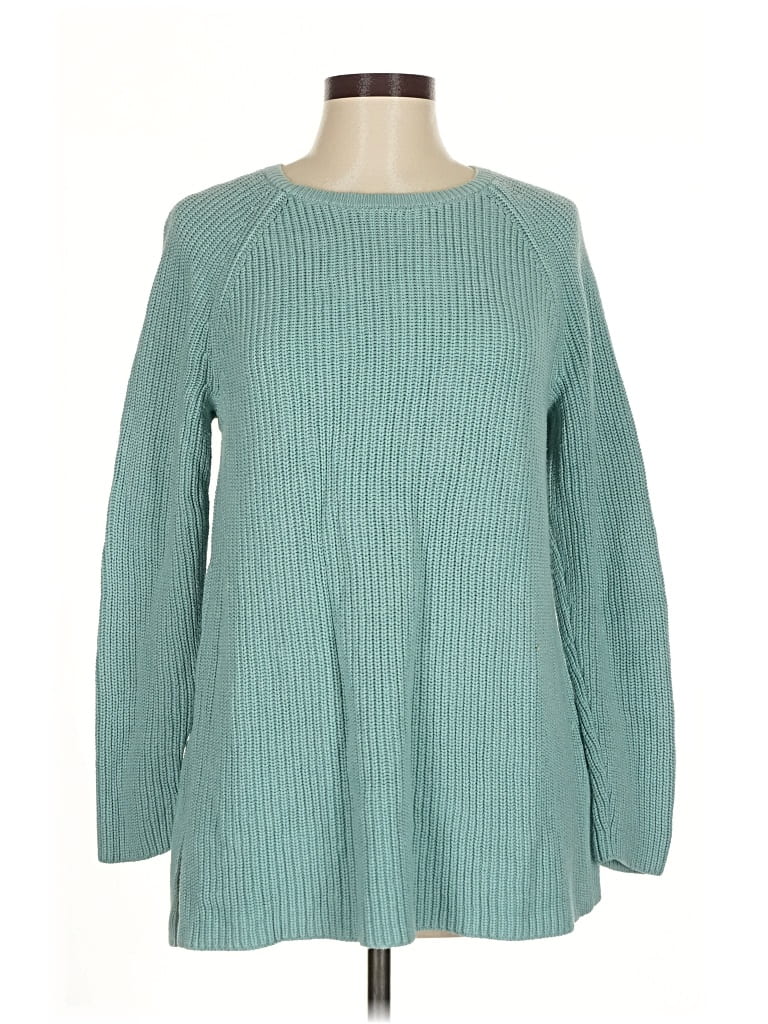 Pre-owned Jjill Pullover Sweater In Blue