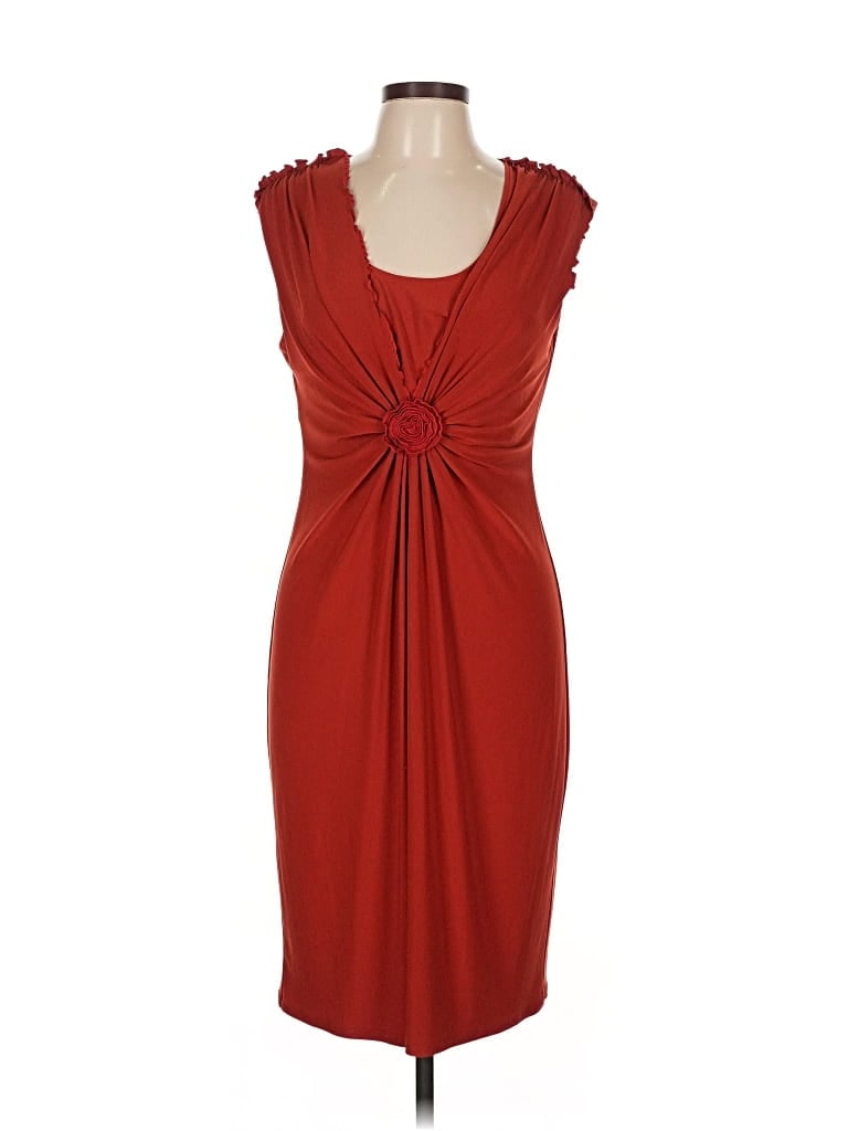 Pre-owned Evan Picone Cocktail Dress In Red