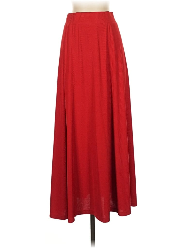 Pre-owned Unbranded Formal Skirt In Red