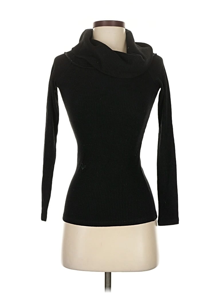 The Noli Shop Turtleneck Sweater In Black