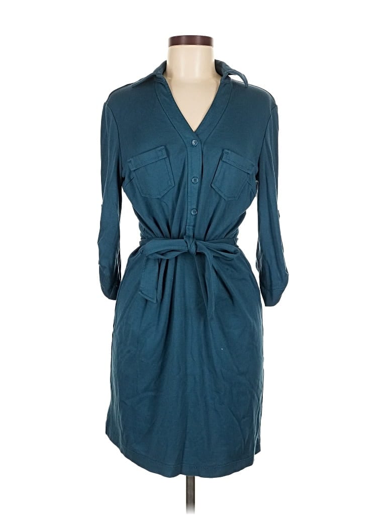 Pre-owned Max Studio Casual Dress In Blue