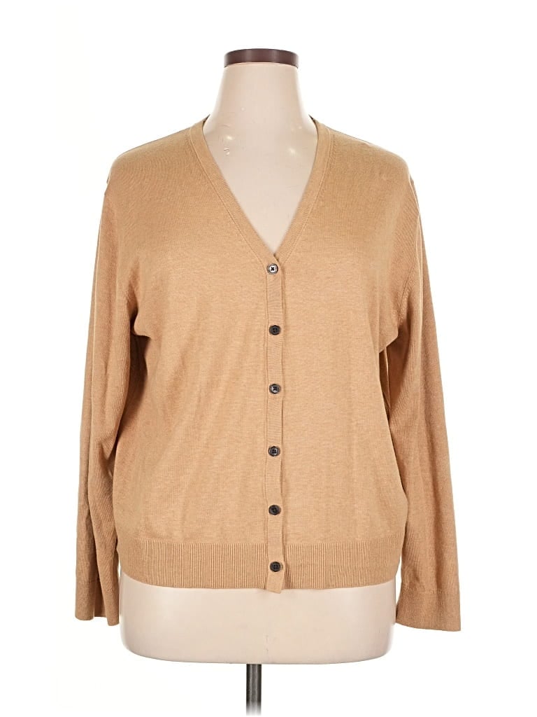 Pre-owned Banana Republic Factory Store Cardigan Sweater In Brown