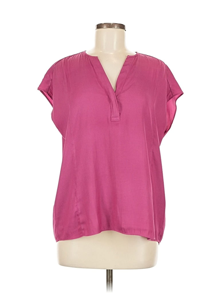 Pre-owned Banana Republic Short Sleeve T-shirt In Pink