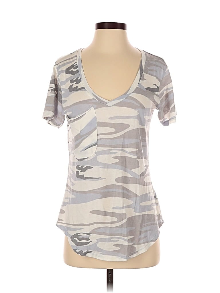 Pre-owned Z Supply Short Sleeve T-shirt In Gray