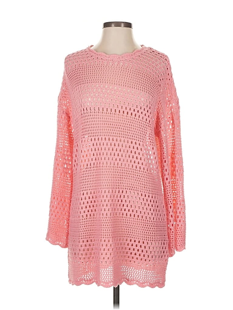 Pre-owned Unbranded Pullover Sweater In Pink