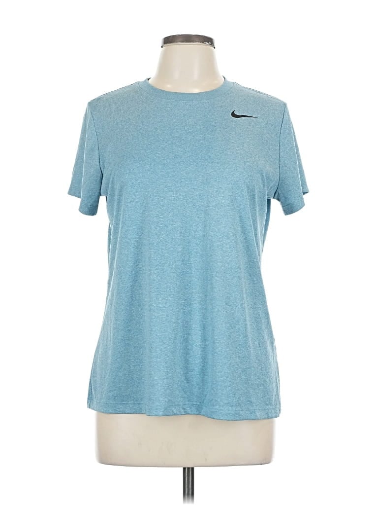 Pre-owned Nike Active T-shirt In Blue