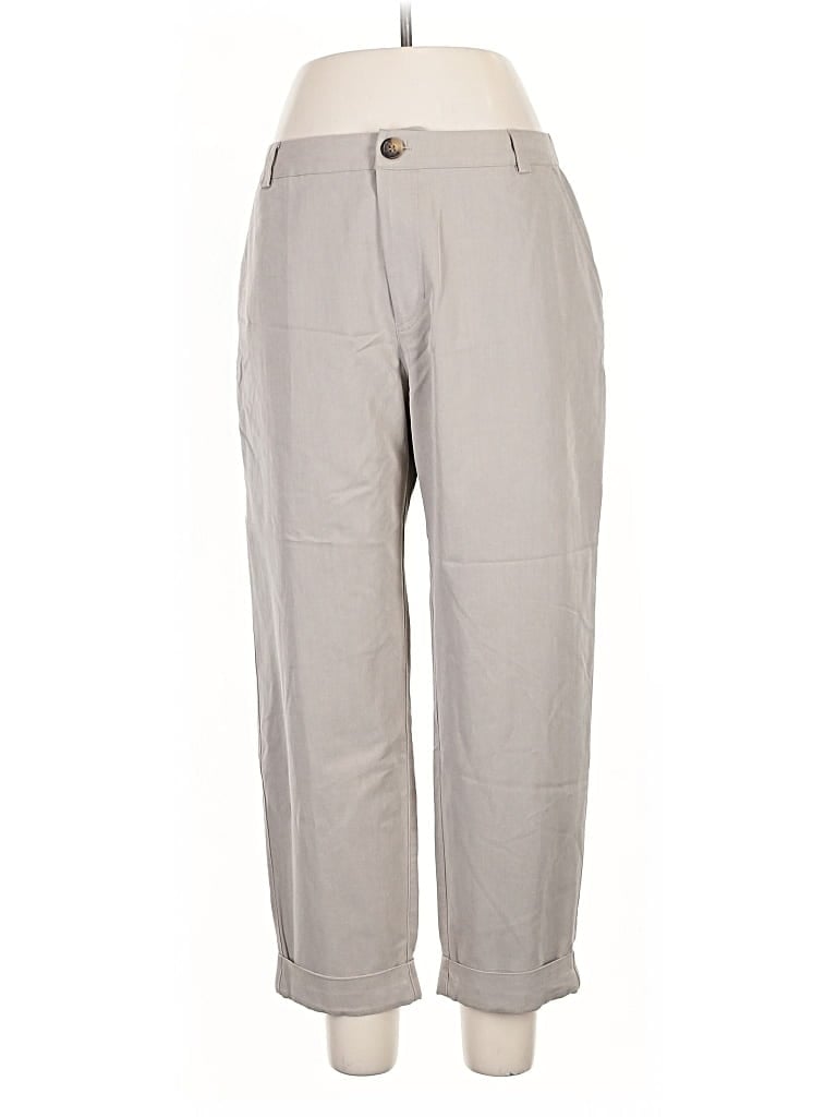 Pre-owned Apricot Casual Pants In Gray