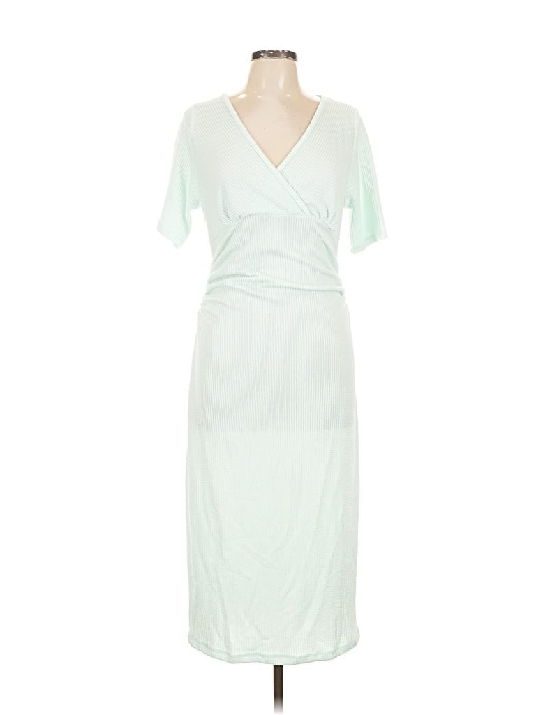 Pre-owned Assorted Brands Cocktail Dress In Blue