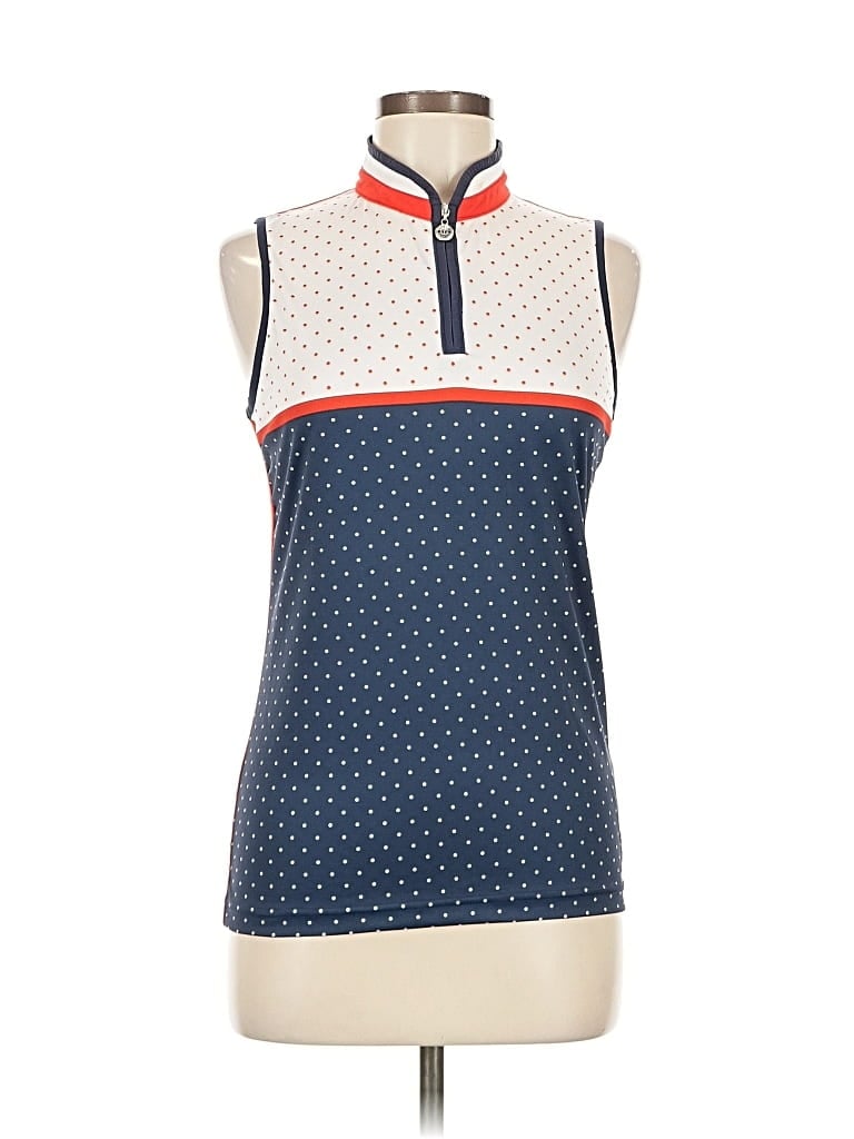 Pre-owned Golfino Active Tank Top In Blue