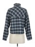 OVERLOVER 100% Cotton Plaid Blue Long Sleeve Button-Down Shirt Size XS - photo 2