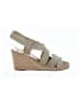 Andre Assous Tan Green Wedges Size 5 - photo 1